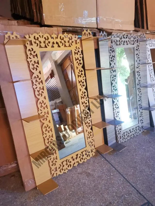Miroir mural décoratif avec deux étagères – seulement 290 DH ! – Image 3