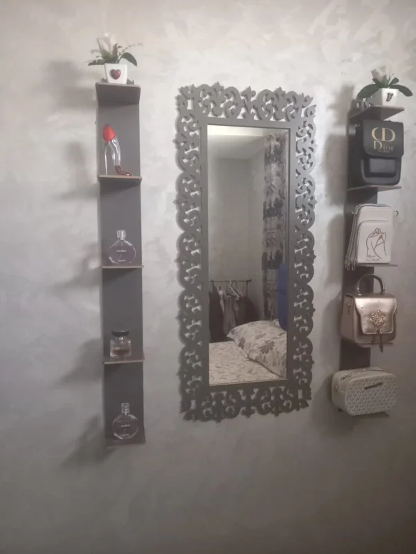 Miroir mural décoratif avec deux étagères – seulement 290 DH ! – Image 16